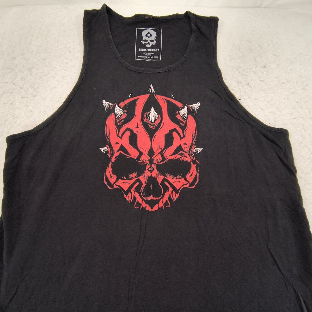 Zero Foxtrot Star Wars Sleeveless Tank Top Shirt Mens Size Extra Large XL Black
